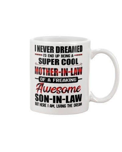 Son In Law mug super motheril daughteril deue htte
