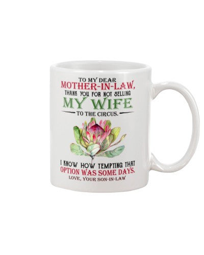Son In Law mug mother inlaw circus son inlaw ntmn