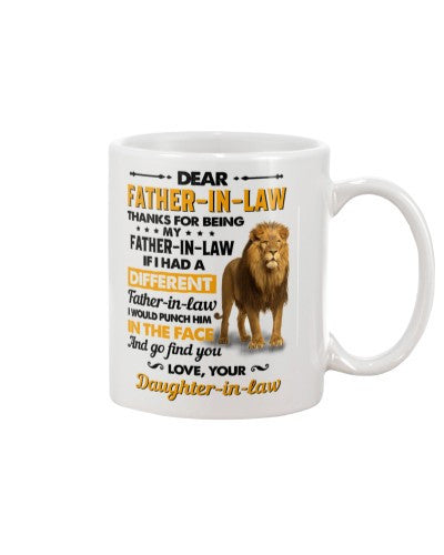 Daughter In Law mug father in law different daughter ngvtt
