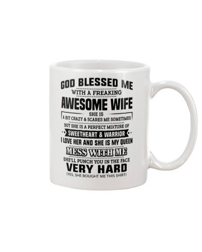 Husband mug husband awesome wife ntmn