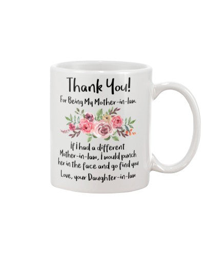 Daughter In Law mug thank you mother inlaw daughter inlaw lchv