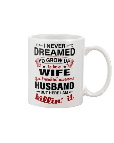 Wife mug dreamed wife husband diub ntmn