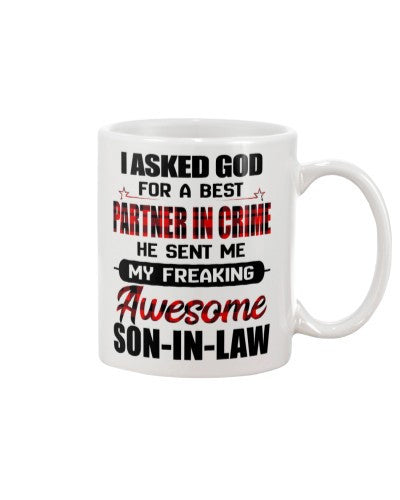 Son In Law mug god best sonil dauc trth