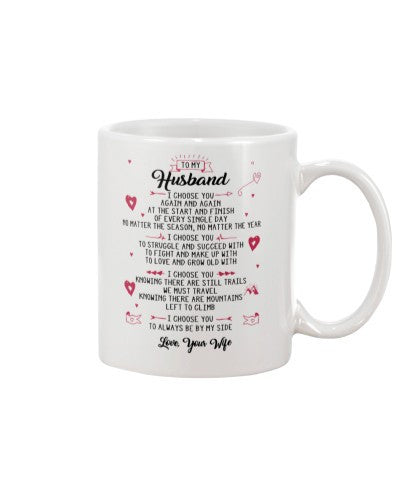 Husband mug husband wife i choose you htte