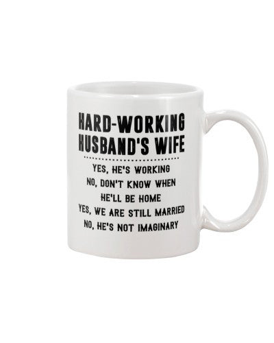 Husband mug hard working husband wife ntmn