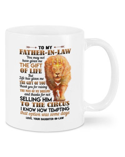 Daughter In Law mug-mug fatheril circus daughteril daub htte