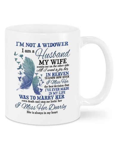 Wife mug widower husband wife heaven dhua ntmn