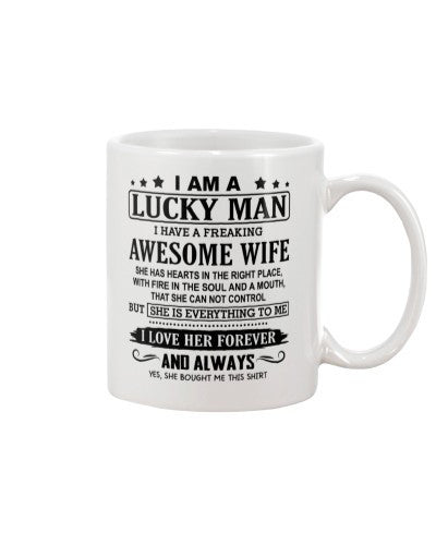 Wife mug tqh lucky man wife ilhf