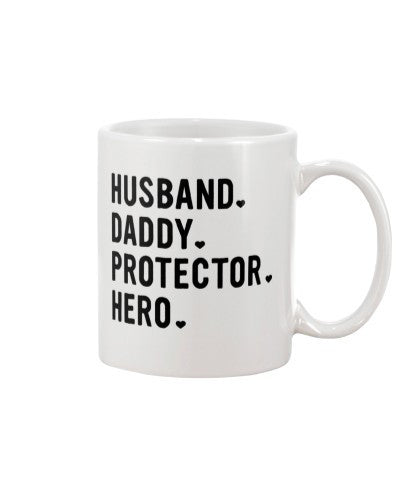 Husband mug husband protector hero dbuc lnka