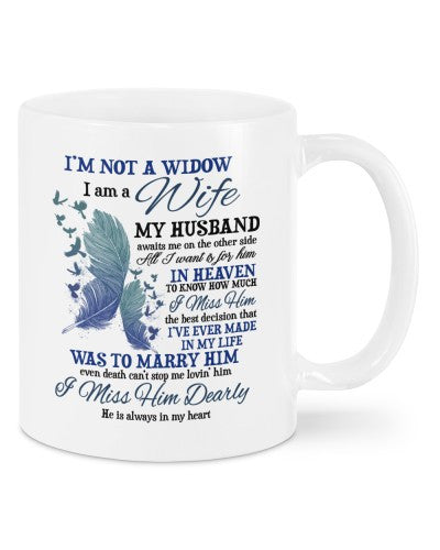Wife mug widow wife husband heaven dhua ntmn