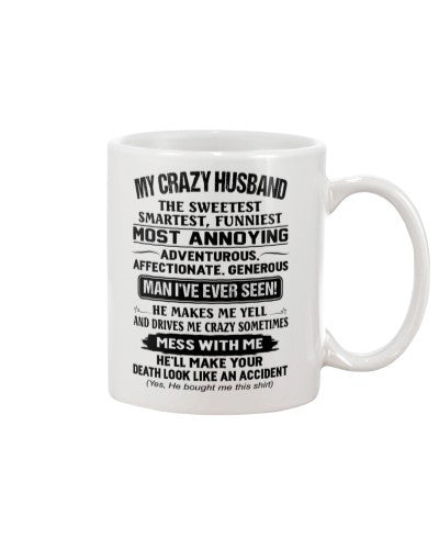 Husband mug crazy husband most annoying ntmn 1