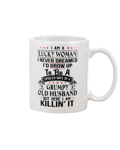 Husband mug lucky wife grumpy husband dhua ngvtt