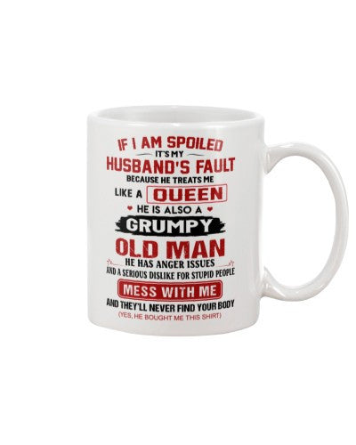 Husband mug iias husband fault queen htte
