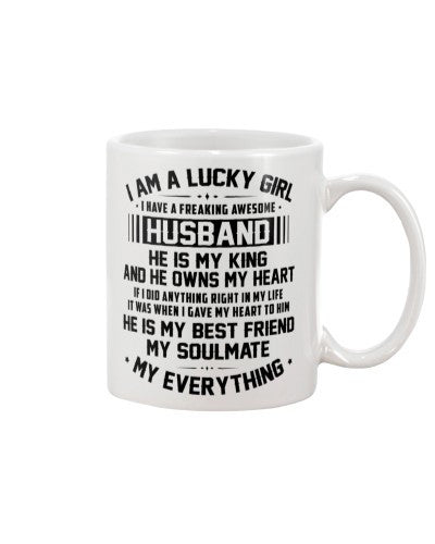 Husband mug luckygirl husband bestfriend everything htte