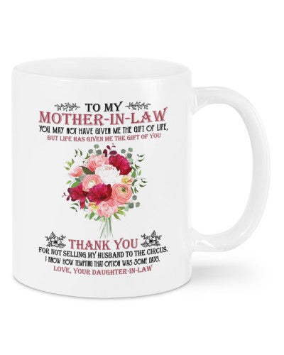 Daughter In Law mug-mug motheril tgol daughteril daua htteh