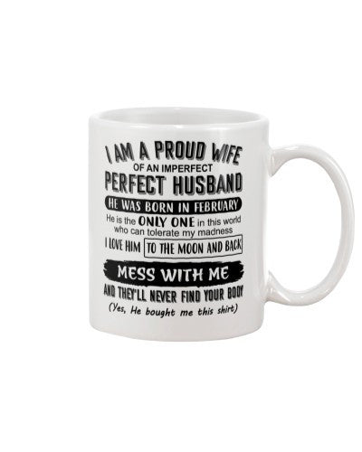 Husband mug wife perfect husband february onlyone ntmn