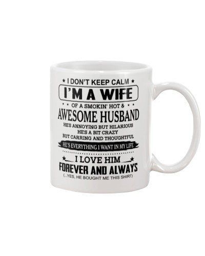 Husband mug idkc wife ilovehim ntmn