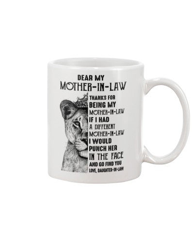 Daughter In Law mug motheril had punch daughter dkua ngvtt