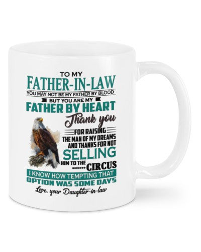Daughter In Law mug fatheril heart daughteril dbua ntmn