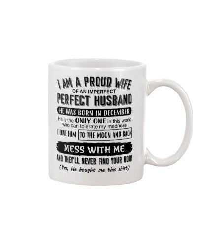 Husband mug wife perfect husband december onlyone ntmn