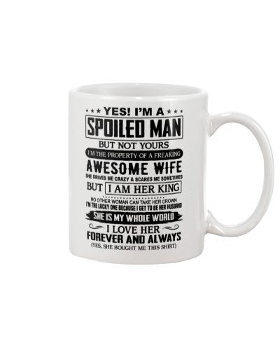 Grandfather mug spoiled man king whole ngvt