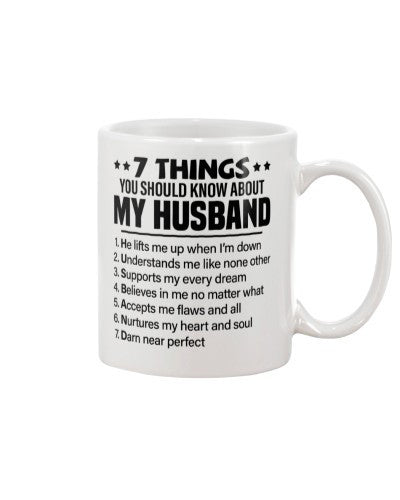 Husband mug 7 things husband perfect ntmn