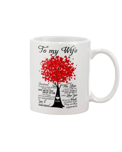 Wife mug tqh tmw husband love you