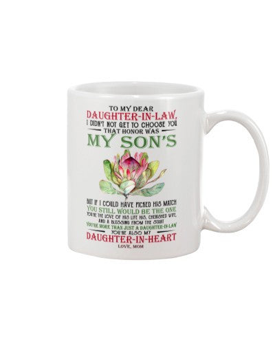 Daughter In Law mug tqh daughter inlaw mom chooseu