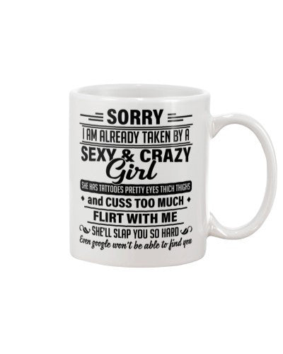 Husband mug sorry girl sexy crazy htte