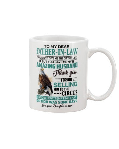 Daughter In Law mug father inlaw circus daughter inlaw ntmn