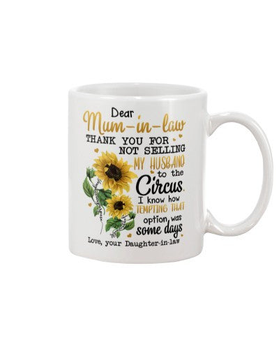 Daughter In Law mug mum inlaw circus daughter ntmn 1