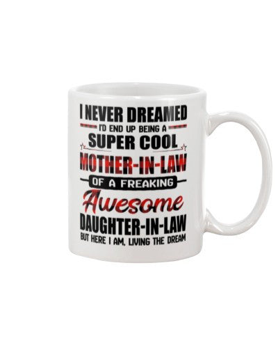 Daughter In Law mug super motheril daughteril deub htte