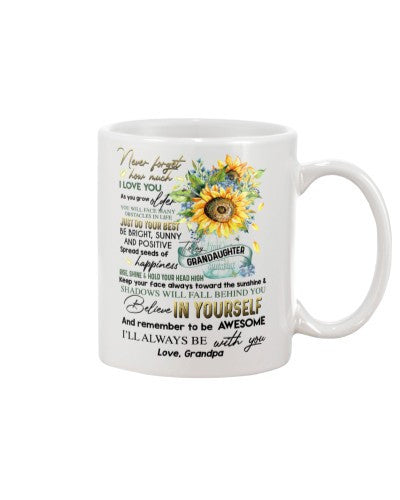 Granddaughter Mug- tqh granddau inyourself grandpa