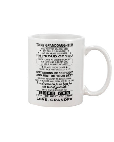 Granddaughter Mug- grandddaughter love grandpa tqh