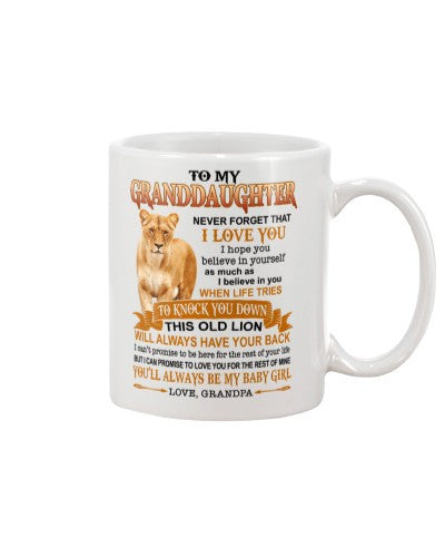 Granddaughter Mug- granddau life tries grandpa mug ngvt