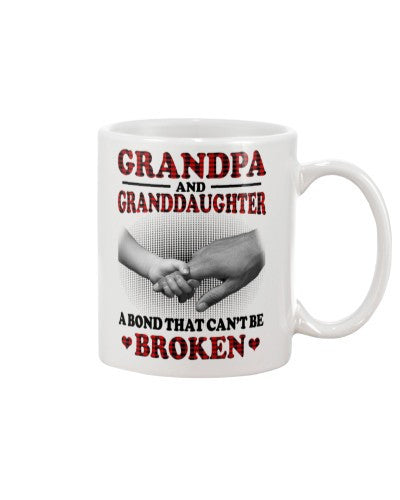Granddaughter Mug- granddau grandpa broken dfub htte