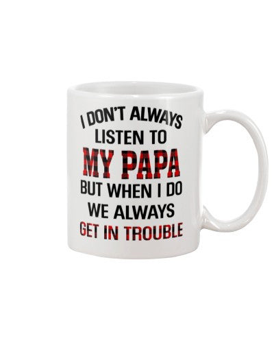 Granddaughter Mug- granddau papa trouble ddud ngvt