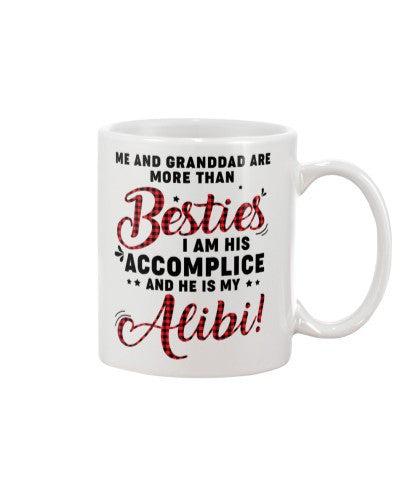 Granddaughter Mug- granddad besties dguc htte