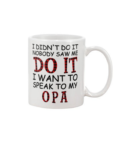 Granddaughter Mug- nobody speak opa djuc ngvtt