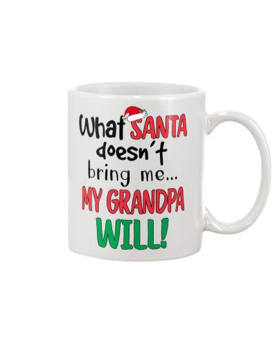 Granddaughter Mug- grandpa santa bring ddub lchv