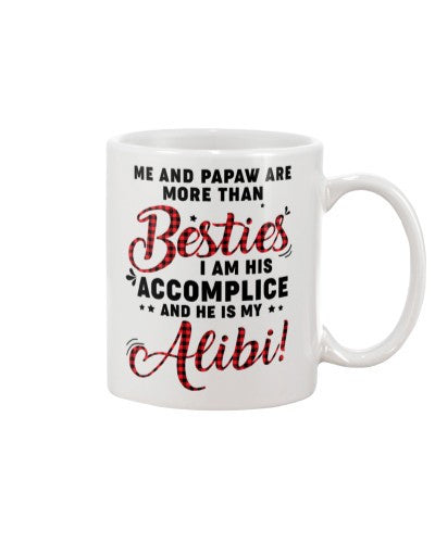 Granddaughter Mug- papaw besties dguc htte