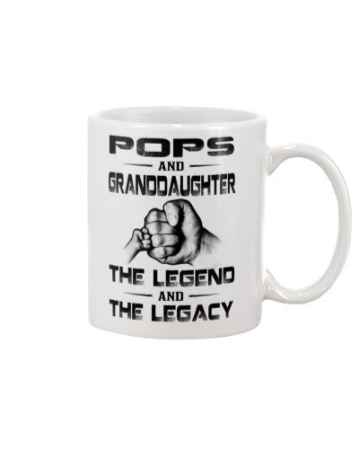 Granddaughter Mug- pops granddau legend and legacy htte