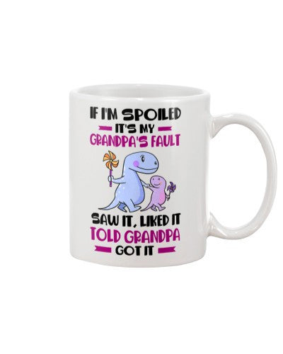 Granddaughter Mug- grandpa fault told diub lchv