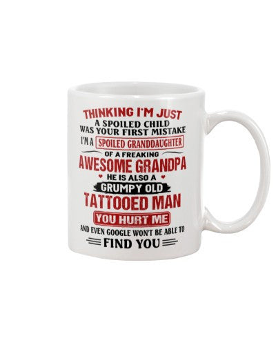 Granddaughter Mug- granddau awesome grandpa dauc vttn