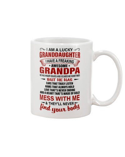 Granddaughter Mug- granddau grandpa body diua ntmn