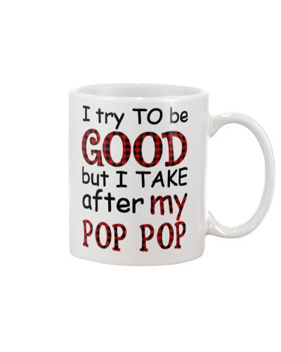 Granddaughter Mug- good take poppop djub htte