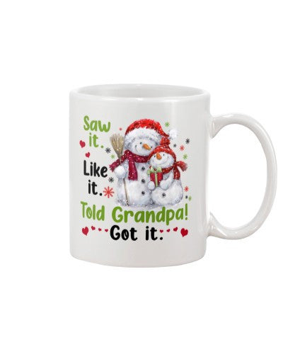 Granddaughter Mug- sawit told grandpa dkub ntmn