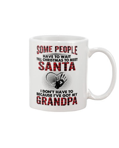 Granddaughter Mug- people chirstmas santa grandpa ddud ntmn