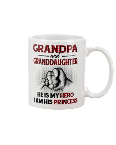 Granddaughter Mug- grandpa granddau princess dauc lnka