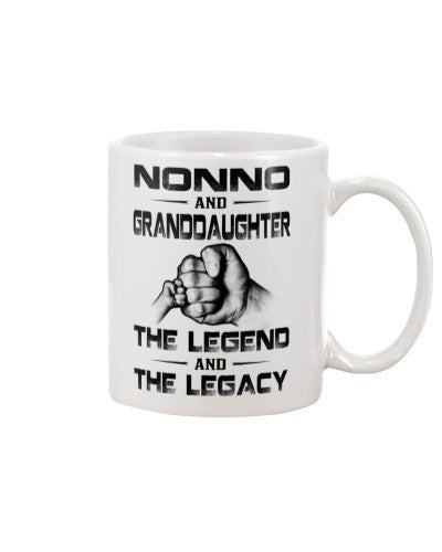 Granddaughter Mug- nonno granddau legend and legacy htte